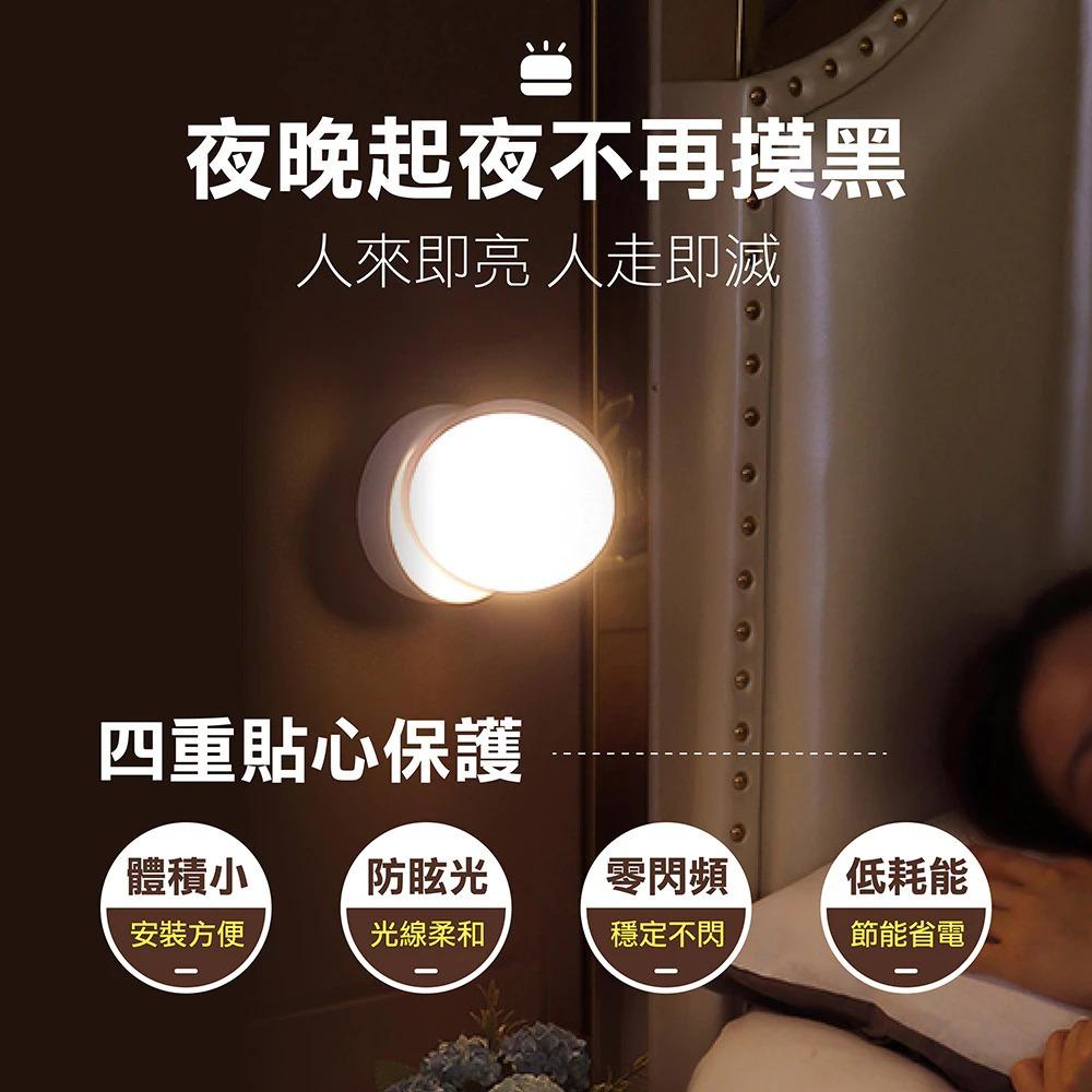 【蝦店隔日到貨🔥智能感應燈】走廊燈 壁燈 感應燈 床頭燈 小夜燈 人體感應 led感應燈 磁吸感應 百寶袋-細節圖2