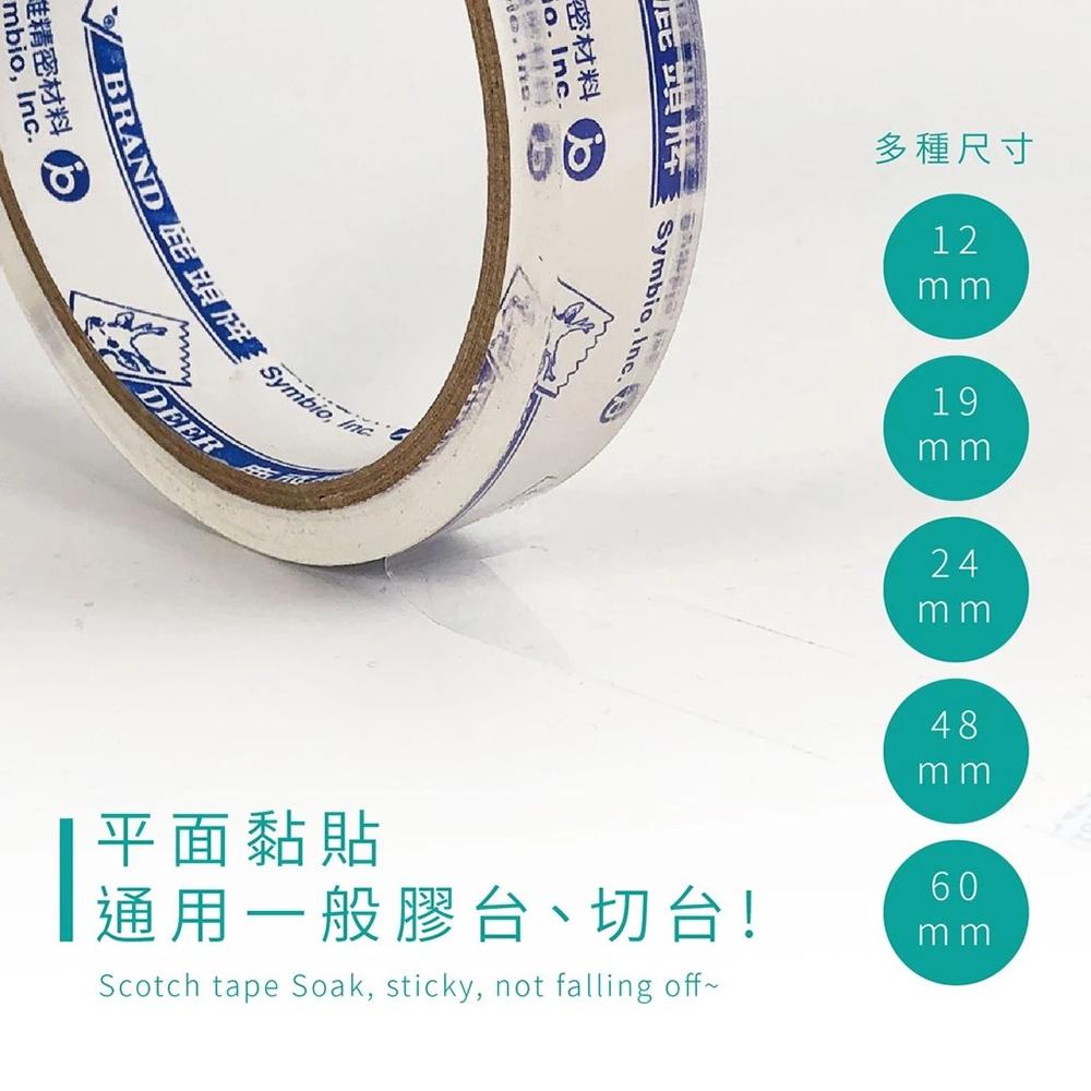 【隔日到貨🔥鹿頭牌透明膠帶】鹿頭牌 高黏 封箱 包裝 耐用 文具 膠帶 百寶袋-細節圖3