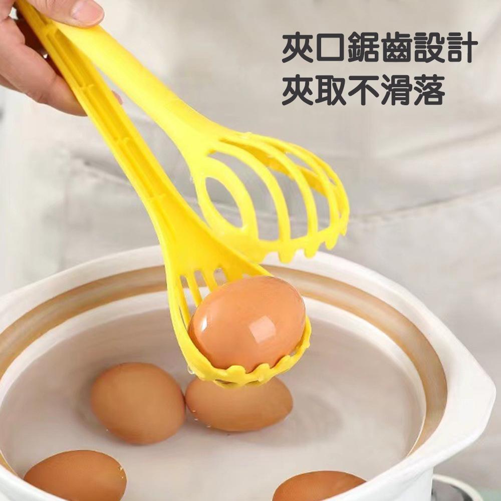 【台灣現貨🔥】多功能打蛋器 撈蛋器 手動打蛋器 打蛋夾 撈麵夾子 夾麵條 廚房撈麵夾 麵包夾 雞蛋夾 食物夾-細節圖3