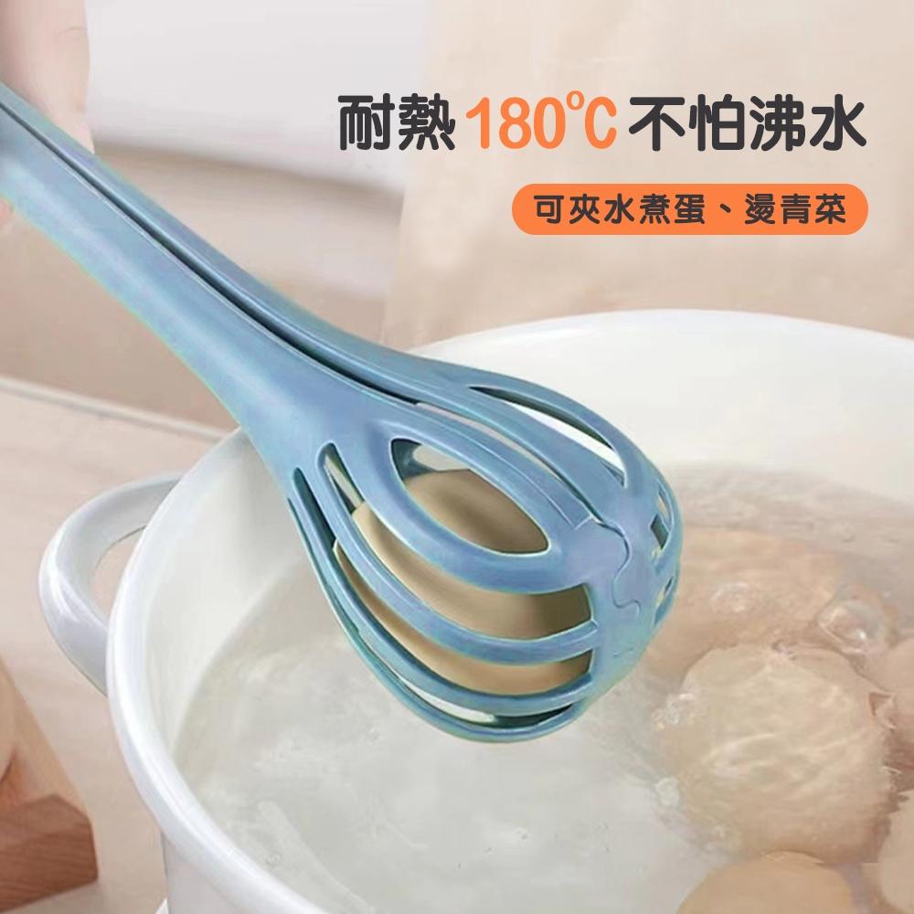 【台灣現貨🔥】多功能打蛋器 撈蛋器 手動打蛋器 打蛋夾 撈麵夾子 夾麵條 廚房撈麵夾 麵包夾 雞蛋夾 食物夾-細節圖6