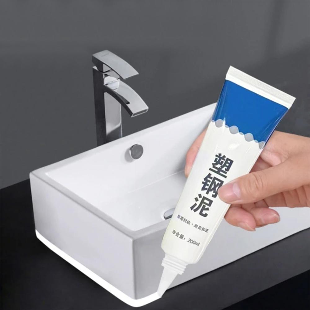 【台灣現貨🔥】朔鋼泥 防水 防霉 磁磚朔鋼泥 密封塑鋼泥 防水防霉 抗汙耐髒 廚房浴室 磁磚美縫修補-細節圖8