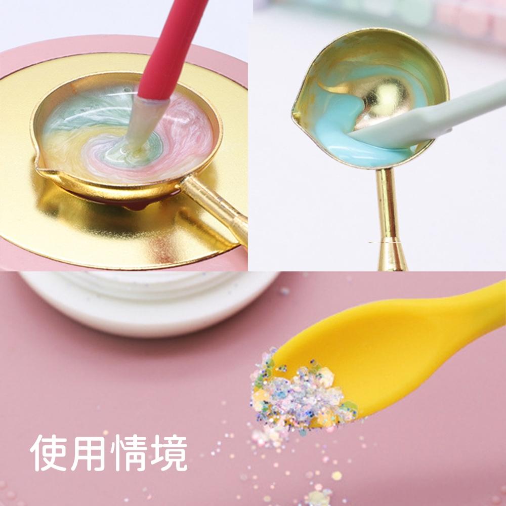 【台灣現貨🔥】矽膠雙頭刮勺 挖取棒 矽膠 挖勺 分裝 粉底液分裝勺 眼霜勺 挖匙 硅膠挖勺-細節圖6