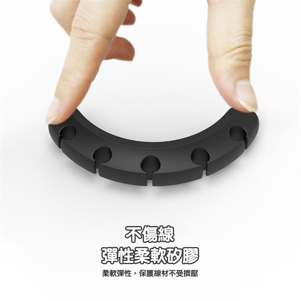 🔥台灣現貨🔥集線器 整線器 理線器 固線器 電線收納 充電線收納 電線固定器 線材收納 數據線收納 多孔集線器-細節圖2