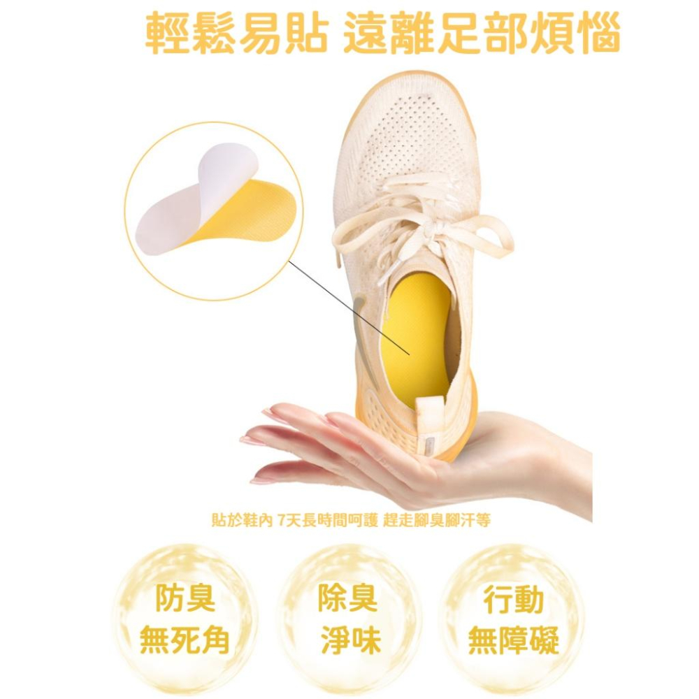 🔥台灣現貨🔥除臭貼片 鞋底除臭 除臭 除臭鞋墊 除腳臭 除臭鞋墊貼 鞋子除臭貼 去異味貼 腳臭剋星-細節圖3