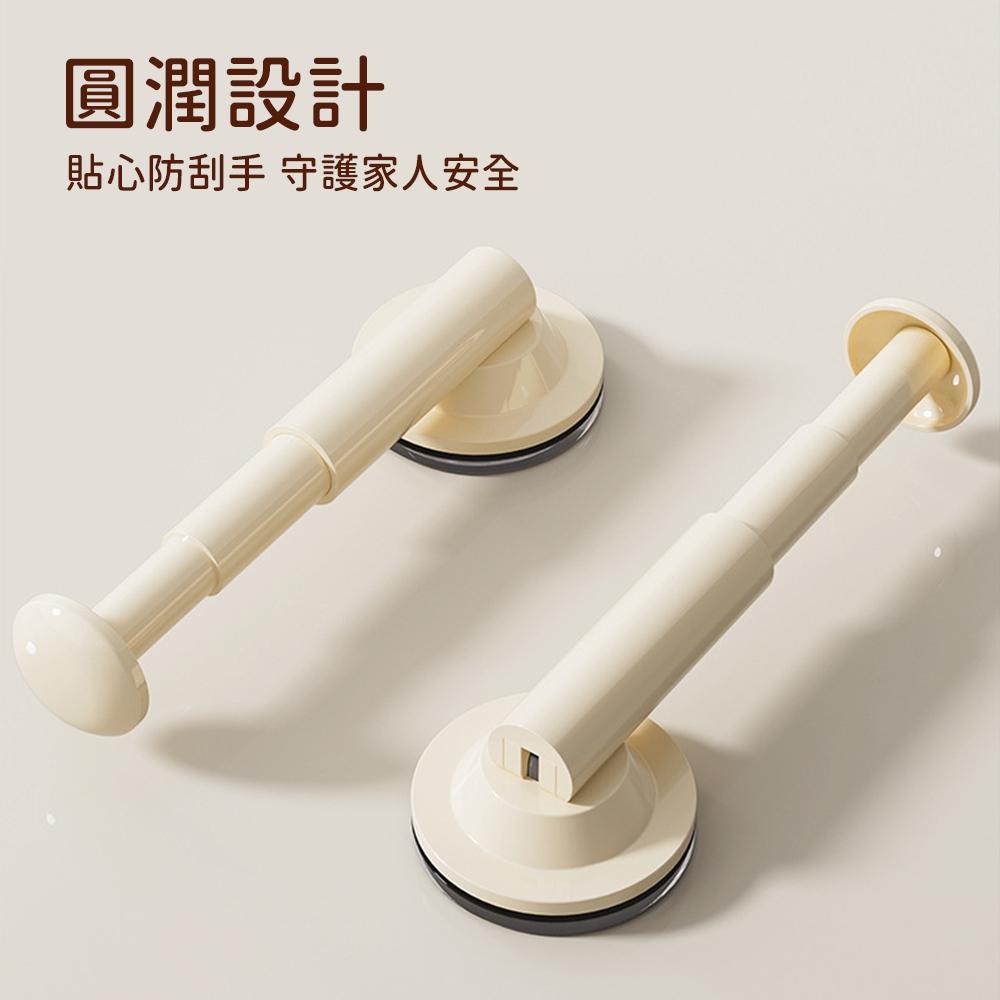 🔥台灣現貨🔥吸盤衣架 吸盤式伸縮架 衣架桿 曬衣桿 收納支架 抹布架 衣架收納 掛架 收納架-細節圖2