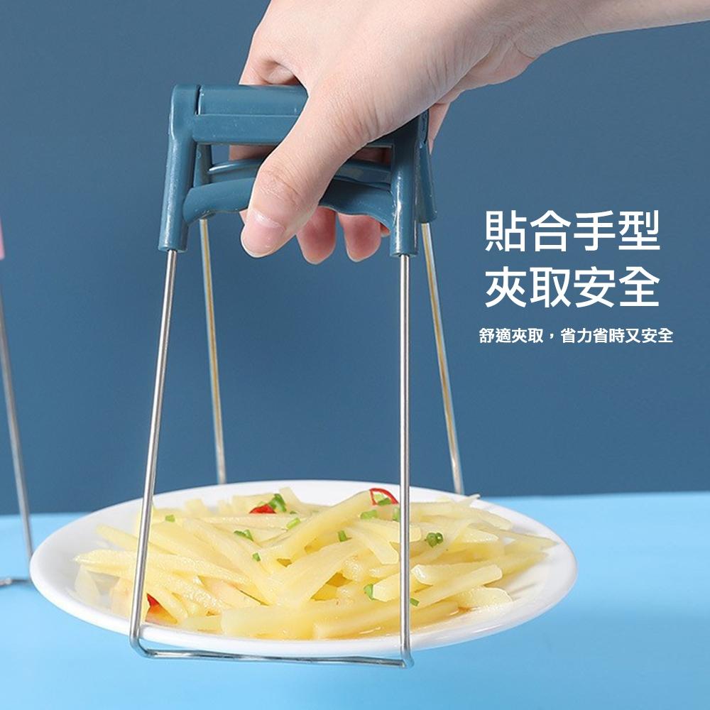 🔥台灣現貨🔥防燙取碗器 四件組 隔熱手套 提盤器 夾盤器 取碗夾 電鍋夾 雙柄夾 防滑夾 矽膠防燙夾 不鏽鋼夾 碗碟提碗-細節圖5