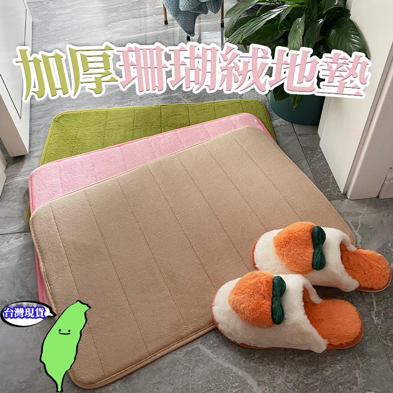 🔥台灣現貨🔥地墊 地毯 止滑墊 浴室地墊 玄關地墊 珊瑚絨地墊 腳踏墊 防水地墊 吸水地墊 浴室踏墊防滑墊-細節圖2