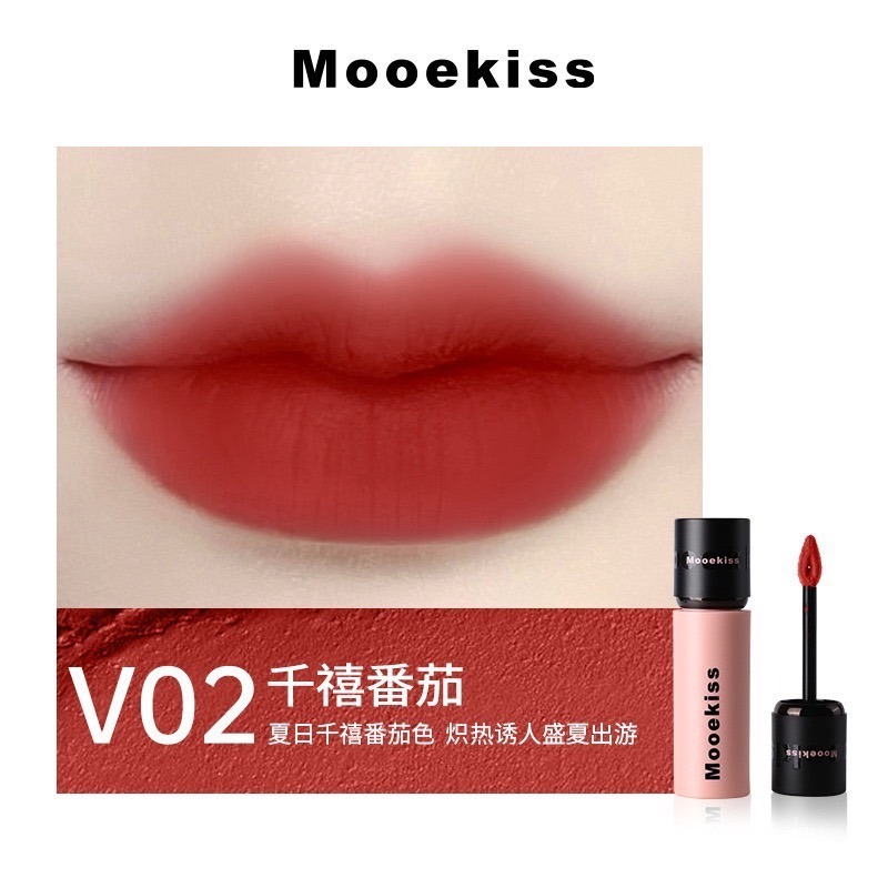 Mooekiss木柯詩 唇泥 絨霧太空泥秋冬霧面啞光唇釉口紅 新品柔霧不沾杯-規格圖5