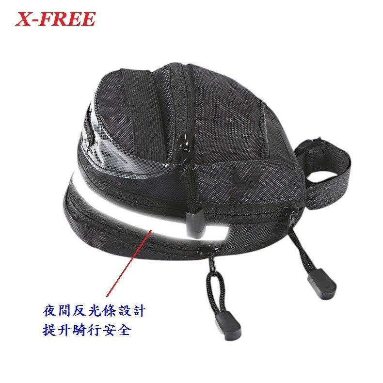 DG 快拆式後坐墊包 X-FREE快拆式後座墊包 多功能自行車尾包車尾包 可掛後燈坐後包 自行車包 座墊包 坐墊包-細節圖4