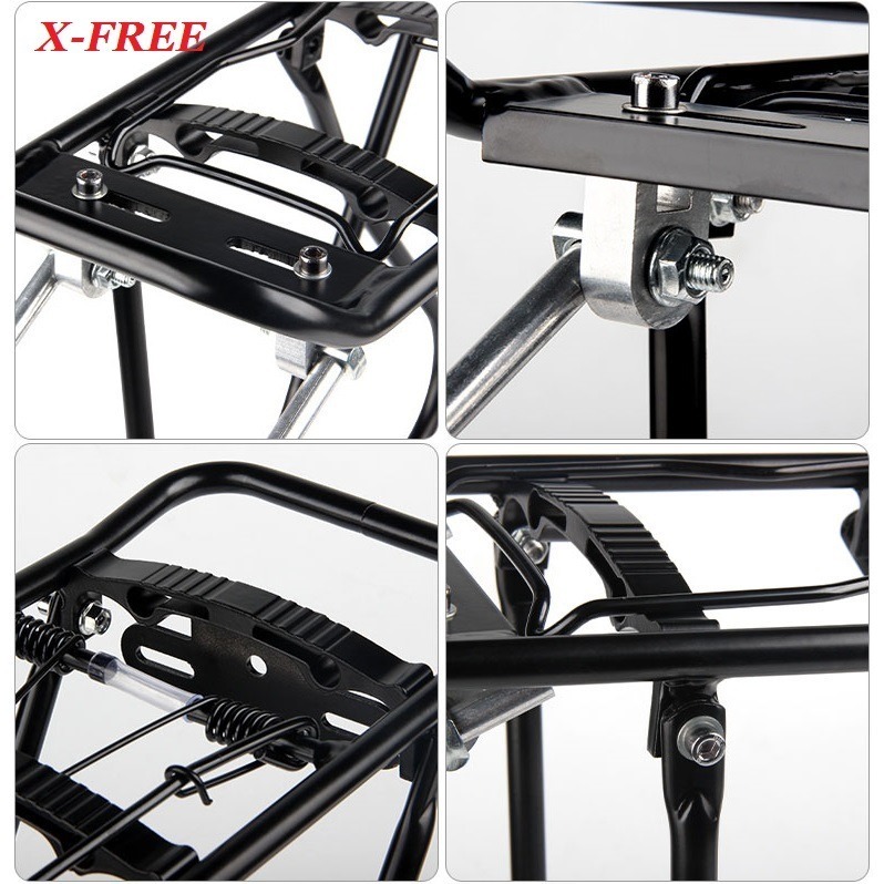 DG 鋁合金七七後貨架 自行車載人後車架 碟煞後車架 腳踏車置物架後架 載貨後架 載物架行李架 大馬鞍包架 貨架 後貨架-細節圖6