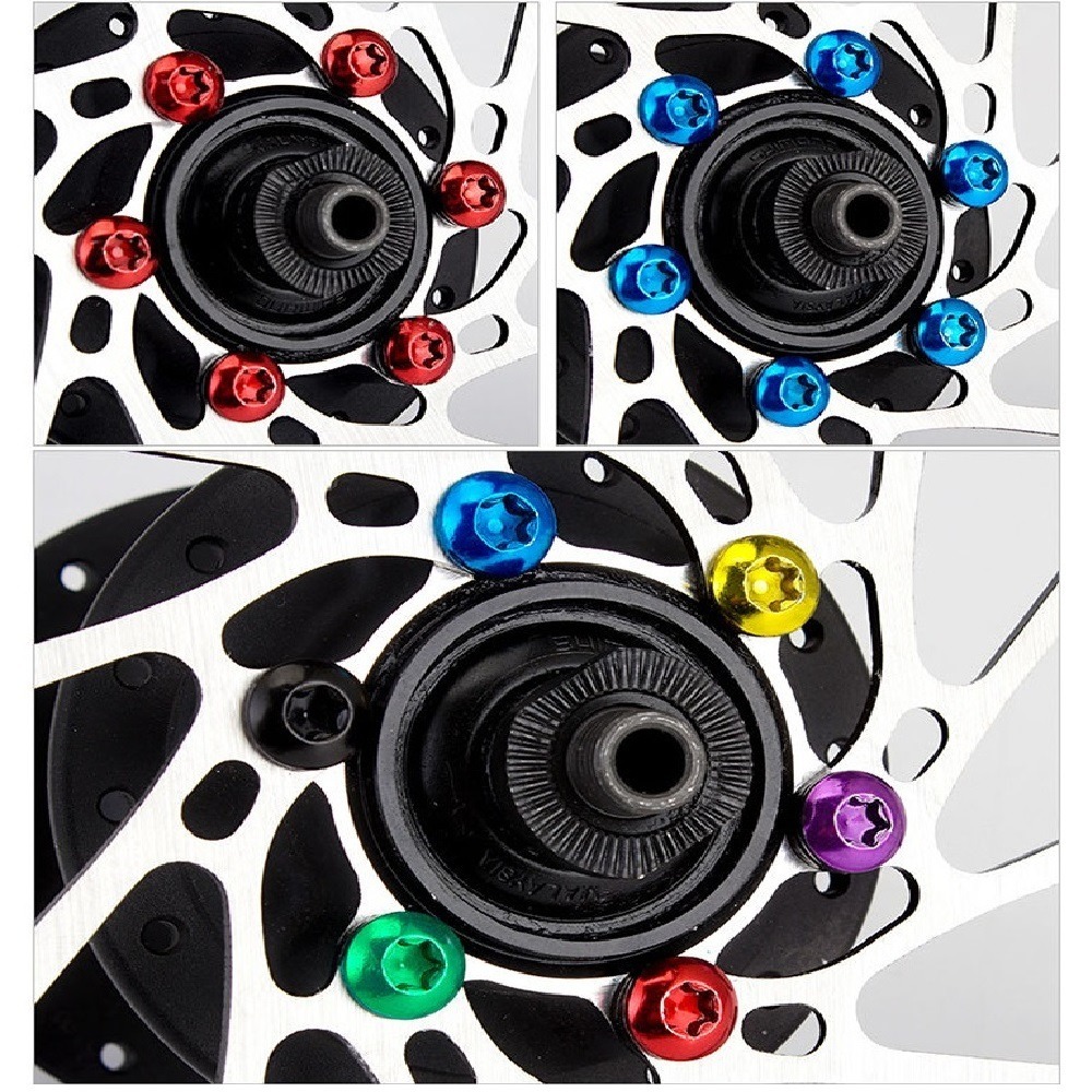 DG 自行車高硬碟煞盤螺絲 T25 M5*9mm 碟盤螺絲 碟剎盤固定螺絲 碟盤鎖固螺絲 腳踏車碟盤安裝螺絲 碟煞盤螺絲-細節圖7