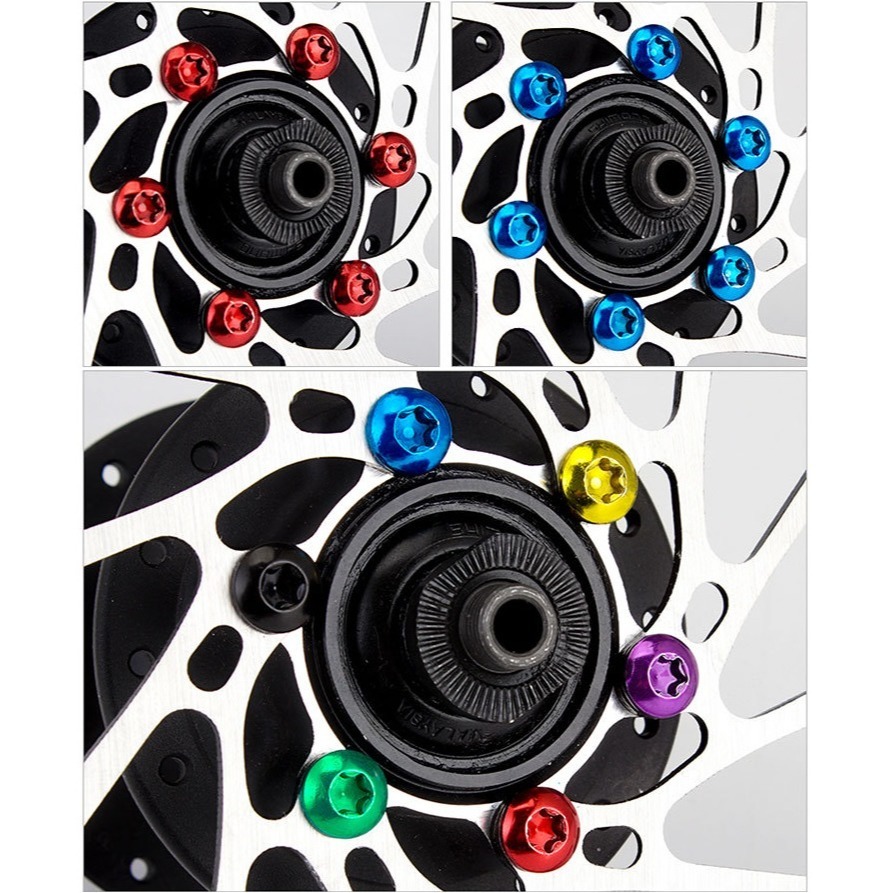 100顆出售 M5*9mm 自行車碟盤螺絲 碟剎盤固定螺絲 高硬碟煞盤螺絲 腳踏車碟盤安裝螺絲 碟煞盤螺絲 碟盤鎖固螺絲-細節圖9