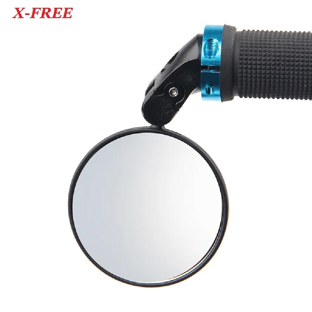 DG 1盒2入裝 X-FREE自行車短版後視鏡 登山車後照鏡 公路車跑車反光鏡 電動車凸面鏡 折疊車倒車鏡 腳踏車凸面鏡-細節圖6
