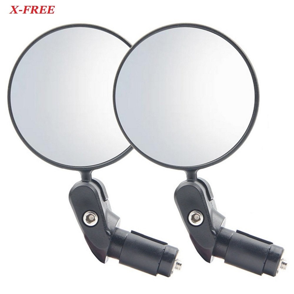 DG 1盒2入裝 X-FREE自行車短版後視鏡 登山車後照鏡 公路車跑車反光鏡 電動車凸面鏡 折疊車倒車鏡 腳踏車凸面鏡-細節圖8