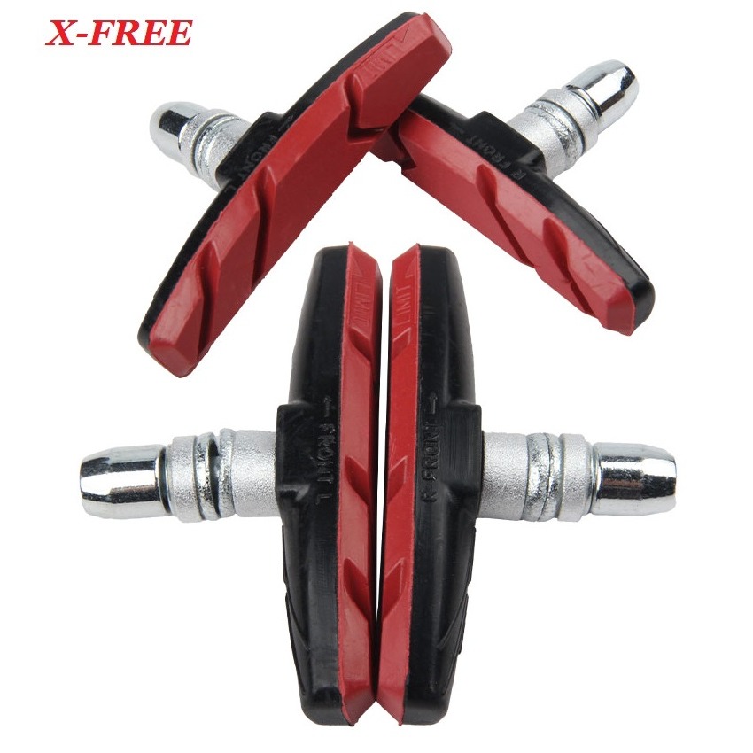 三色V夾煞車皮 1包兩顆裝 V煞皮 V型煞車皮 登山車煞皮 V夾剎車皮 V型夾剎車 靜音耐磨無聲款 自行車V剎車皮-細節圖8