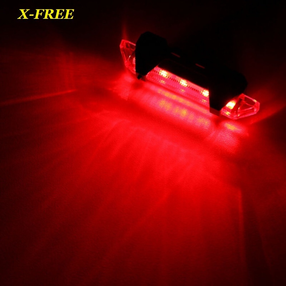 DG 促銷套裝 LED車前燈+後燈 自行車USB大燈車尾燈 腳踏車燈 單車頭燈 登山車燈車尾燈 警示燈車燈 公路車燈-細節圖7