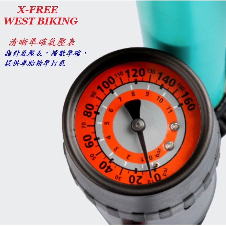 DG 160PSI直立式高壓打氣筒 11BAR落地式打氣筒 自行車打氣桶 汽車打氣機 籃球打氣桶 機車充氣泵 公路車打氣-細節圖5