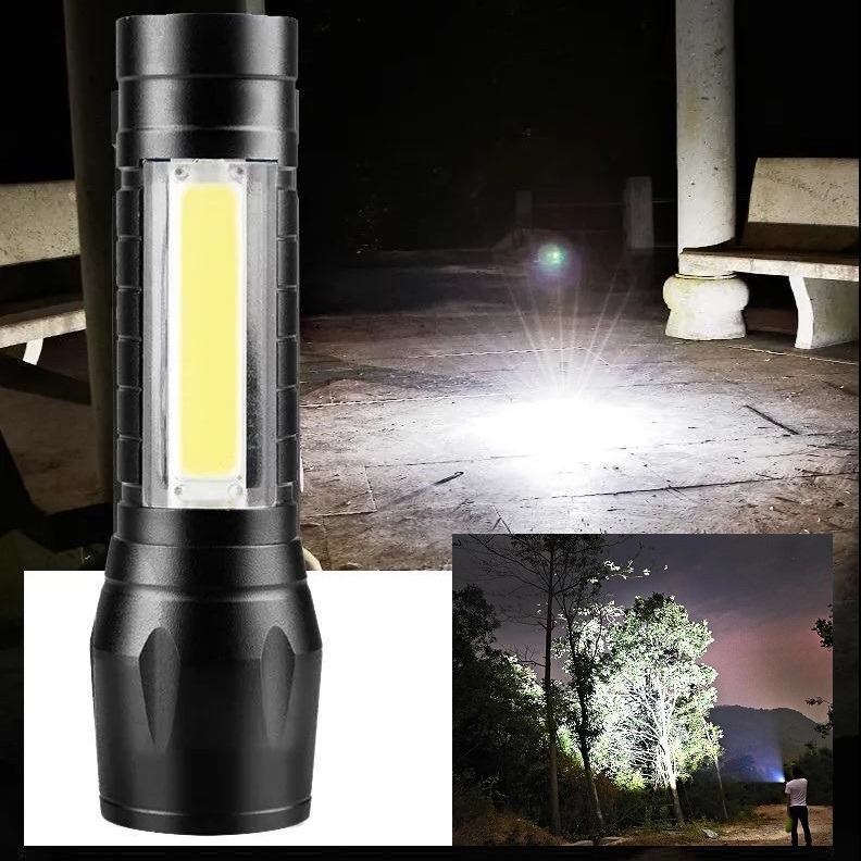 DG mini變焦手電筒 迷你充電手電筒 X-FREE車前燈 COB手電筒 USB充電手電筒 LED車頭燈 前燈 燈座-細節圖9