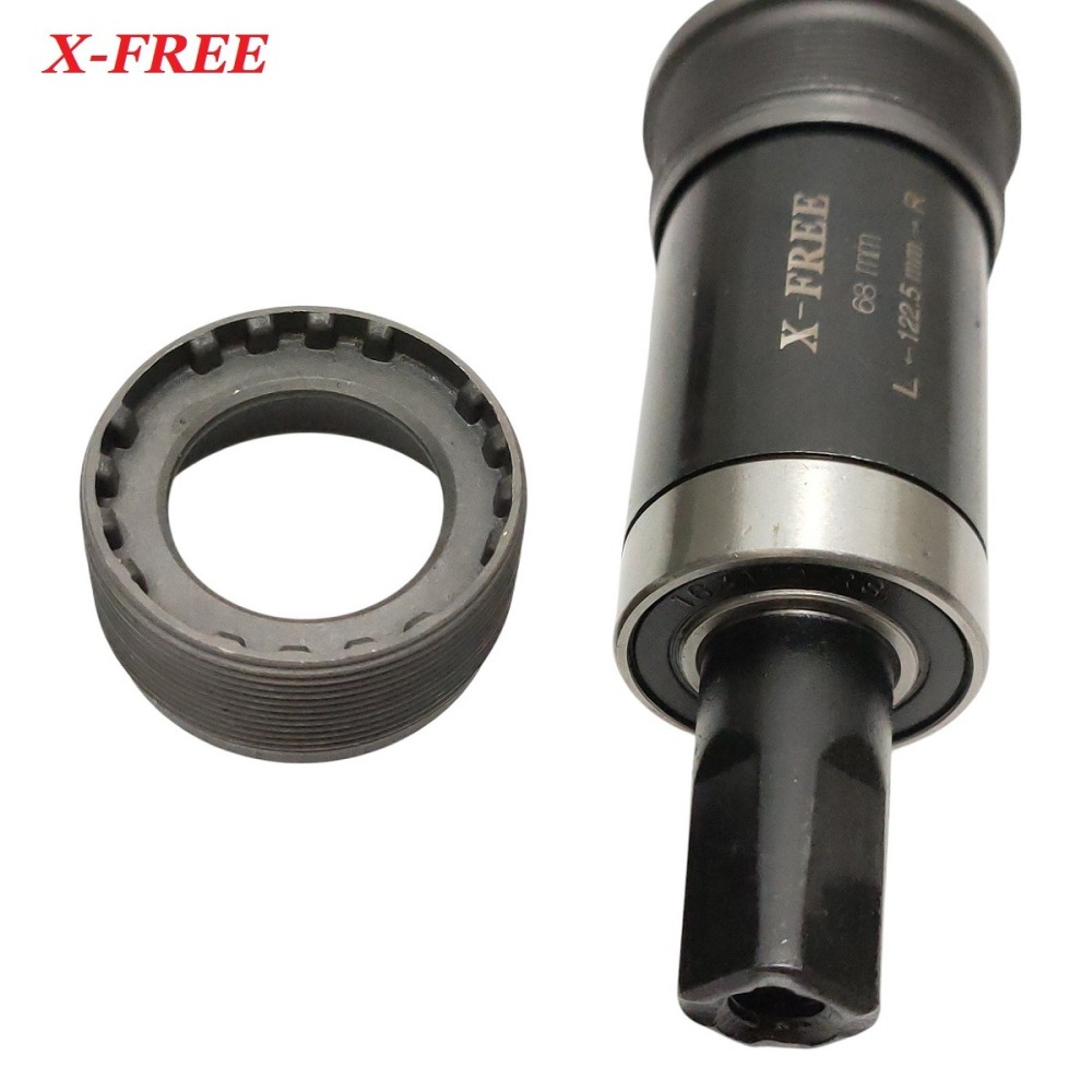 DG 九尺寸 卡式培林BB中軸 自行車68mm四方軸 五通軸心 培林式五通 培林卡式四方孔 培林BB 培林中軸 培林軸心-細節圖8