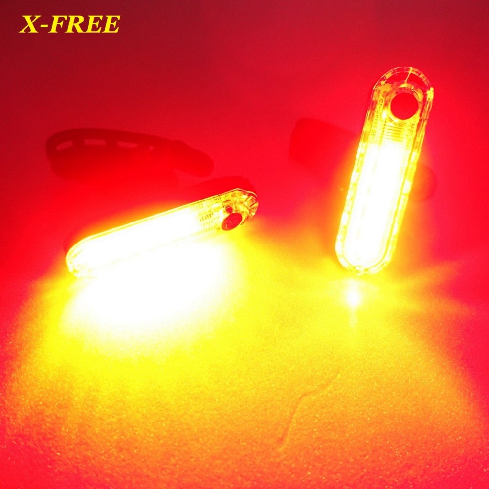DG 流星紅光警示燈 X-FREE爆閃警示燈 流星燈 USB充電自行車尾燈 單車後燈 騎行夜騎超長續航 定位燈LED車燈-細節圖10