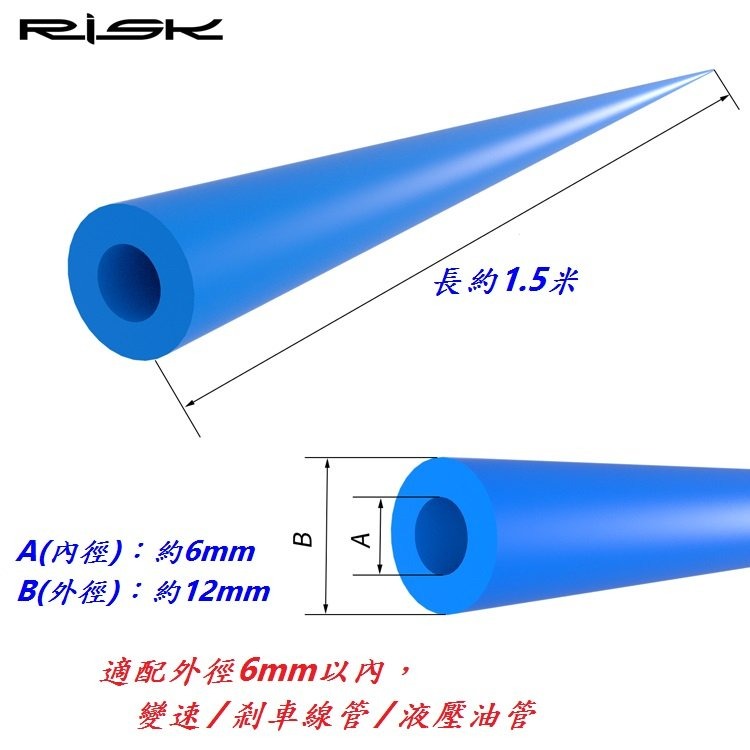 DG RISK內走線吸音棉管 車架消音棉 登山車架煞車內線外管消音保護管 公路車剎車線變速線防噪音海綿管 吸音棉 消音棉-細節圖9