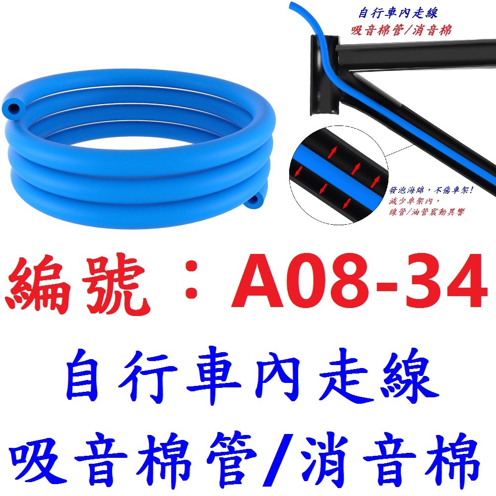 【1各出貨】【A08-34】吸音棉管/消音棉