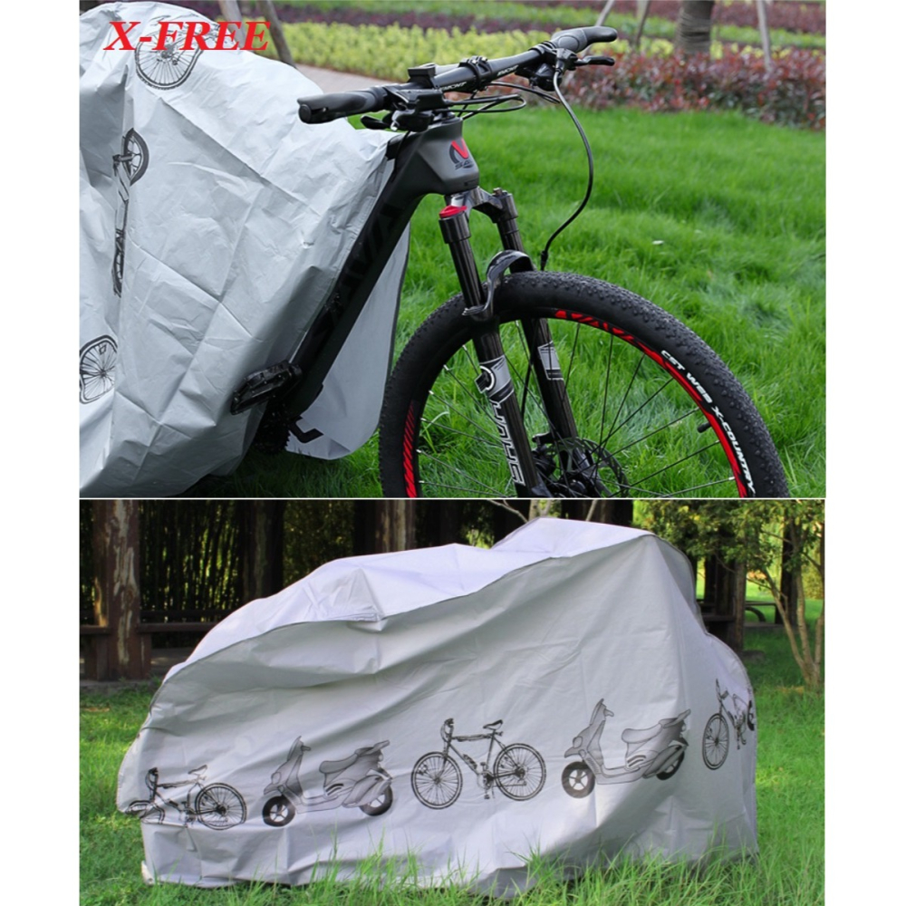 DG 自行車加厚款防塵罩 摩托車防曬套 腳踏車防水罩 電動車防曬罩 機車罩防雨罩 機車套車蓋 單車罩防雨套 機車防塵套-細節圖8