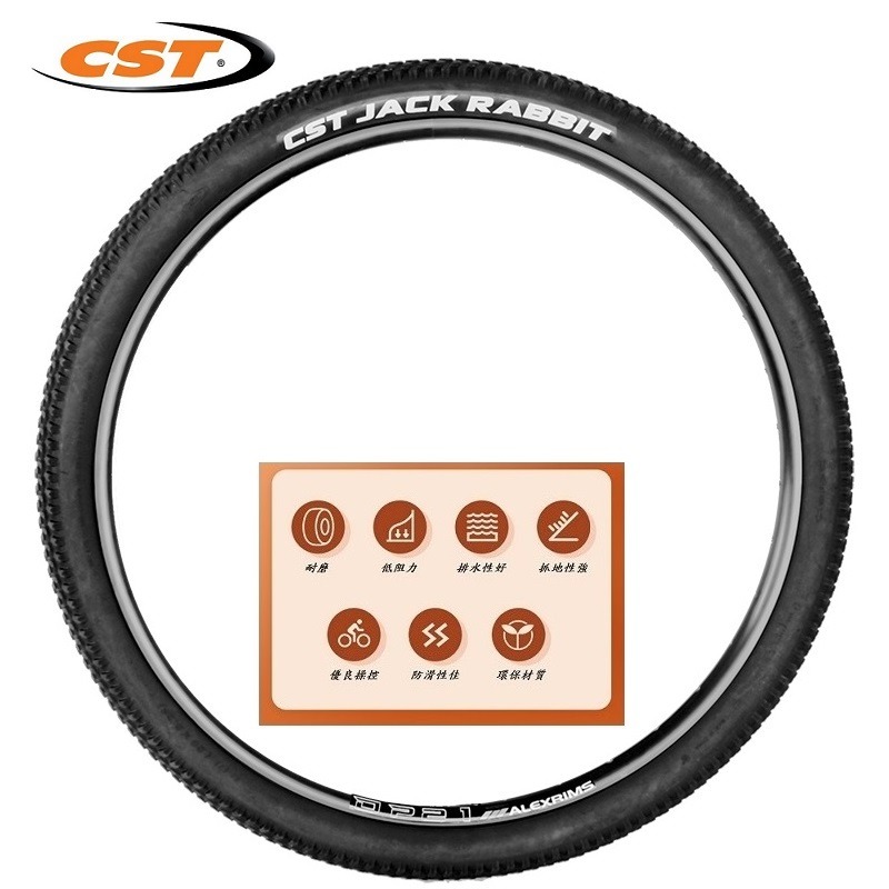 DG 559正新輪胎 26*1.95 腳踏車CST外胎 50-559輪胎 26＂外胎 26吋正新外胎 26x1.95-細節圖5