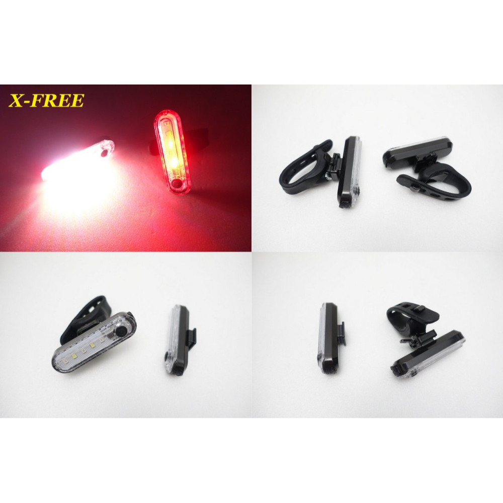 DG 星耀紅光警示燈 X-FREE爆閃警示燈 星耀燈 USB充電自行車尾燈 單車後燈 騎行夜騎超長續航 定位燈LED車燈-細節圖7