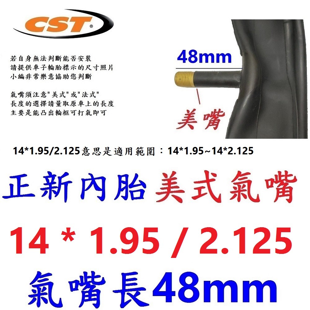 DG 14*1.9 48-254正新輪胎 14x1.9自行車CST外胎 254輪胎 14＂外胎 14吋輪胎 254外胎-規格圖11