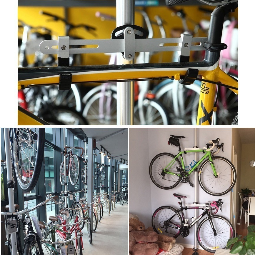 DG 升級款4米鋁合金頂天立地架 BCCN自行車四米頂天立地柱 頂天立地 掛車架 停車架 置車架 曬衣架 壁掛架 停車塔-細節圖10