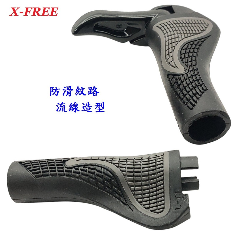 DG 第二代人體工學鋁合金牛角握把 自行車把套 人間肉球羊角把手 單車把套 平把公路車登山車小折 一體成型加大肉球 手握-細節圖6