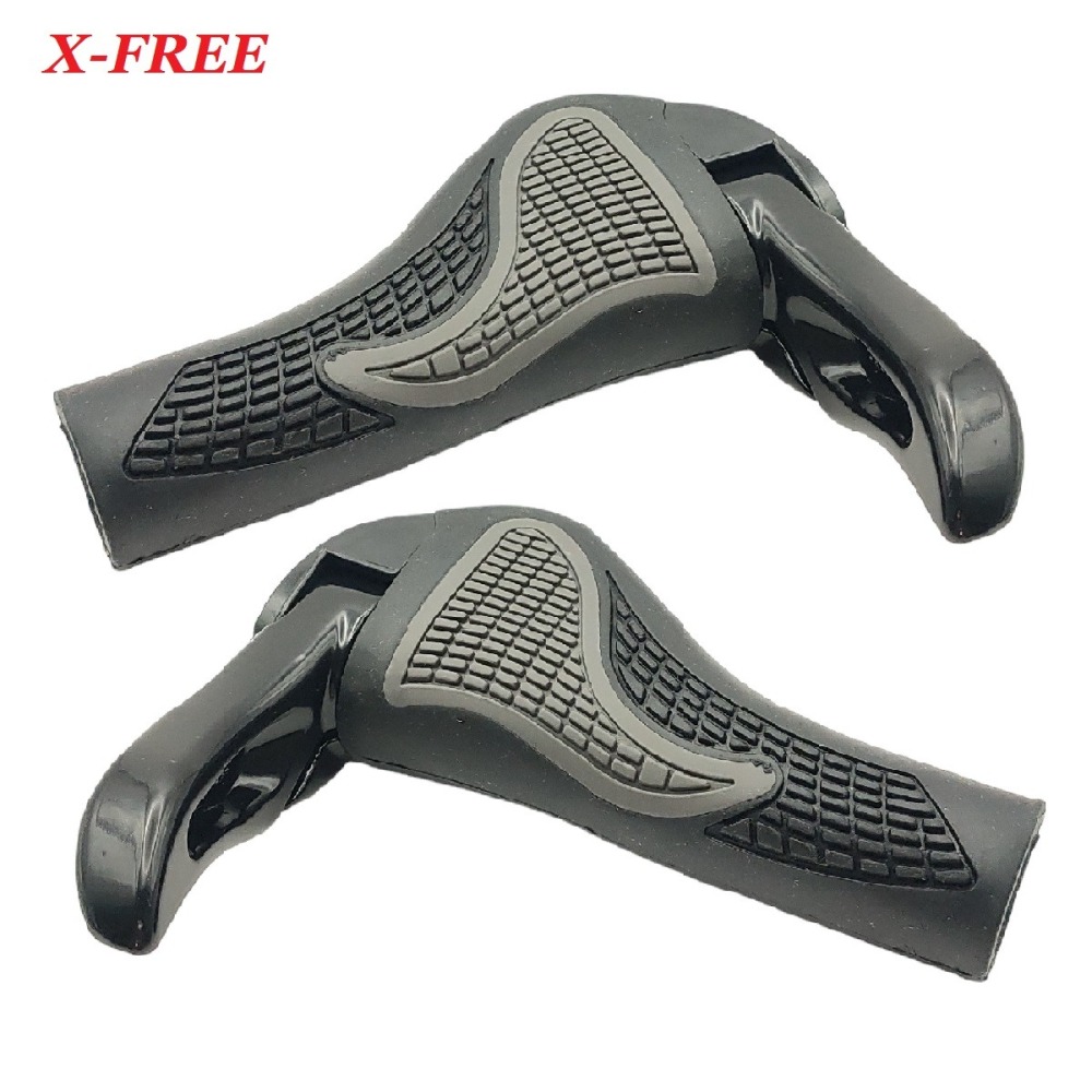 DG 第二代人體工學鋁合金牛角握把 自行車把套 人間肉球羊角把手 單車把套 平把公路車登山車小折 一體成型加大肉球 手握-細節圖8