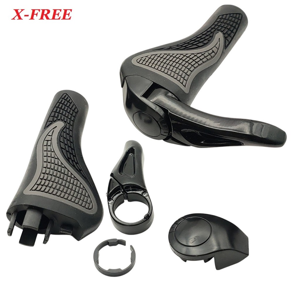 DG 第二代人體工學鋁合金牛角握把 自行車把套 人間肉球羊角把手 單車把套 平把公路車登山車小折 一體成型加大肉球 手握-細節圖9