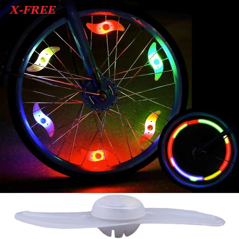 DG 附電池自行車鋼絲S型勾燈 風火輪 鋼絲燈輻條燈 LED警示燈 柳葉燈 青蛙燈 車輪燈 氣嘴燈 輪輻燈 單車輪胎燈-細節圖5