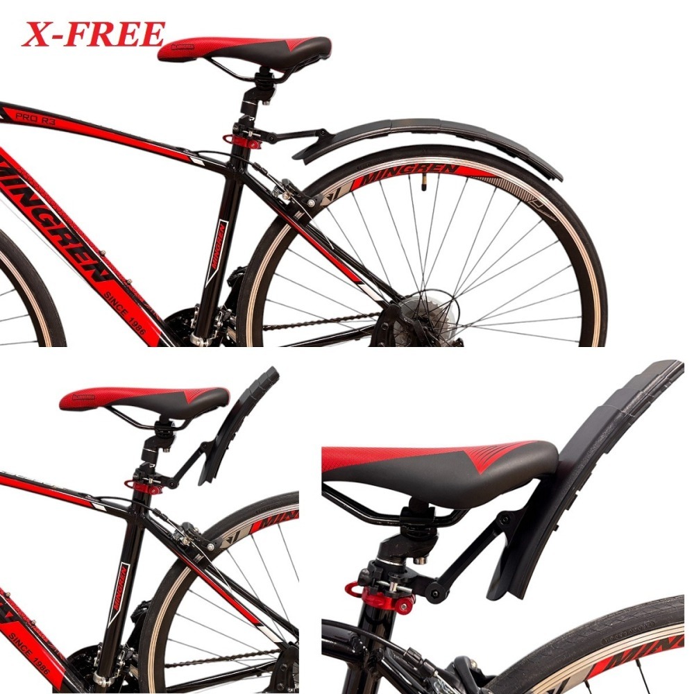 DG 伸縮檔泥板 可加裝後燈 自行車土除 擋泥板 折疊檔泥板 公路車擋泥板 伸縮式擋泥板 後輪土除 前輪黨泥板 登山車泥-細節圖11