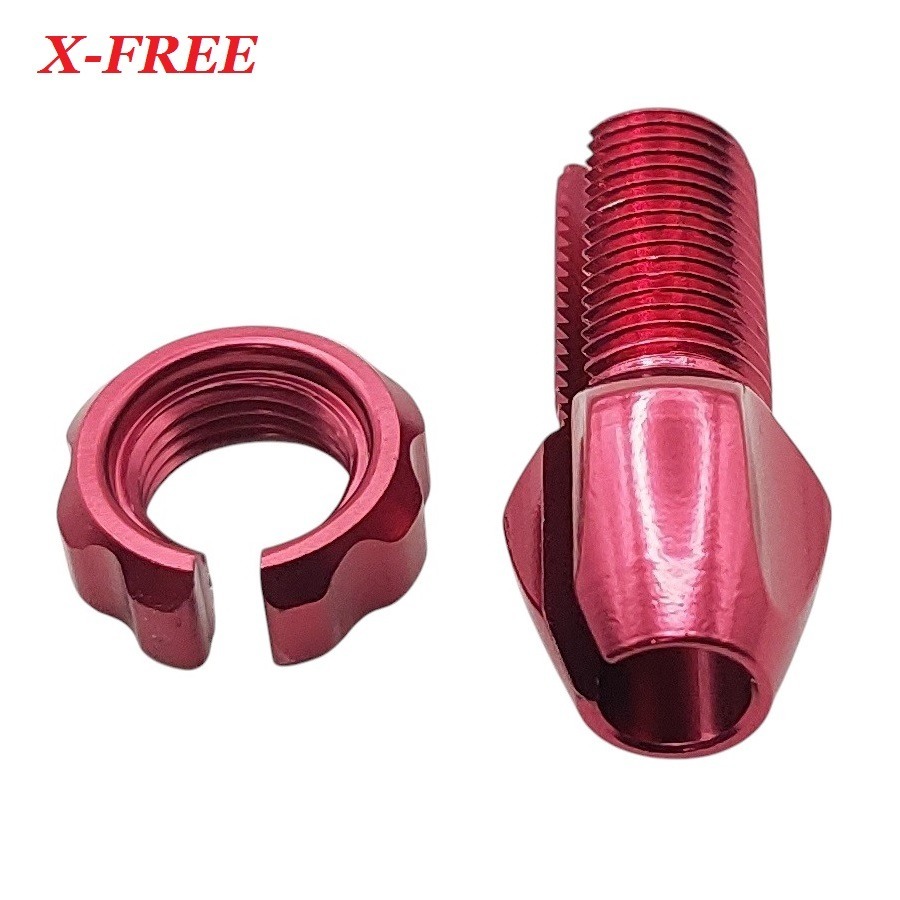 DG 自行車煞車手把 M10鋁合金調整螺絲 10mm螺牙剎車把手調螺 剎車線鬆緊調整螺絲 煞車內線鬆緊調整器 調整螺絲-細節圖8