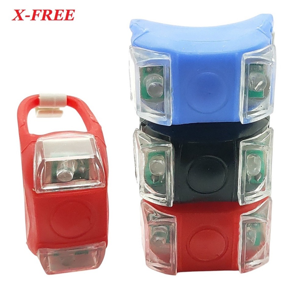 DG 附高容量2032電池 X-FREE青蛙燈 單車後燈 自行車矽膠燈 警示燈 遛狗燈 營繩燈 腳踏車尾燈 腳踏車前燈-細節圖9