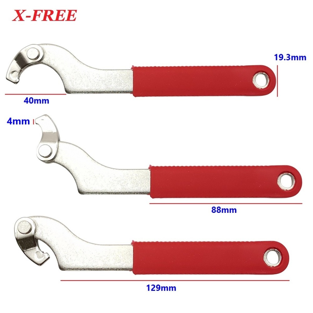 DG 天心碗扳手 天心碗固定環扳手 月牙扳手 牙環扳手 活動勾頭扳手 勾型扳手 半圓形扳手 中軸扳手 可調節鉤型扳手-細節圖9