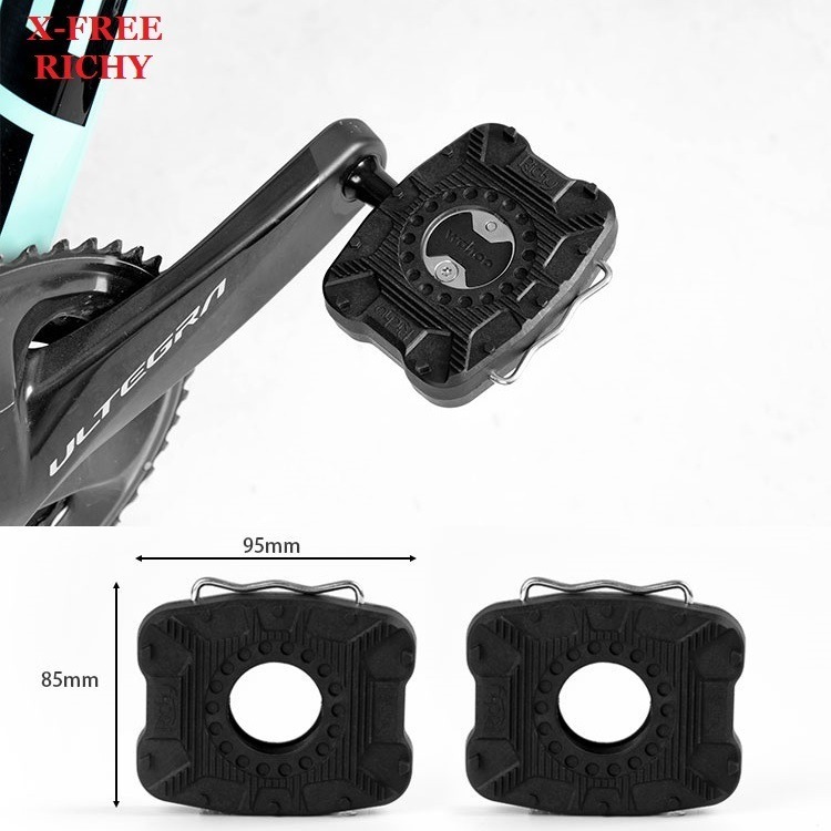 DG WAHOO棒棒糖 鎖踏轉平踏 RICHY卡踏轉換器 卡踏轉平踏 公路車轉換座平踏板 自行車鎖踏轉平踏果凍套 鎖踏-細節圖7