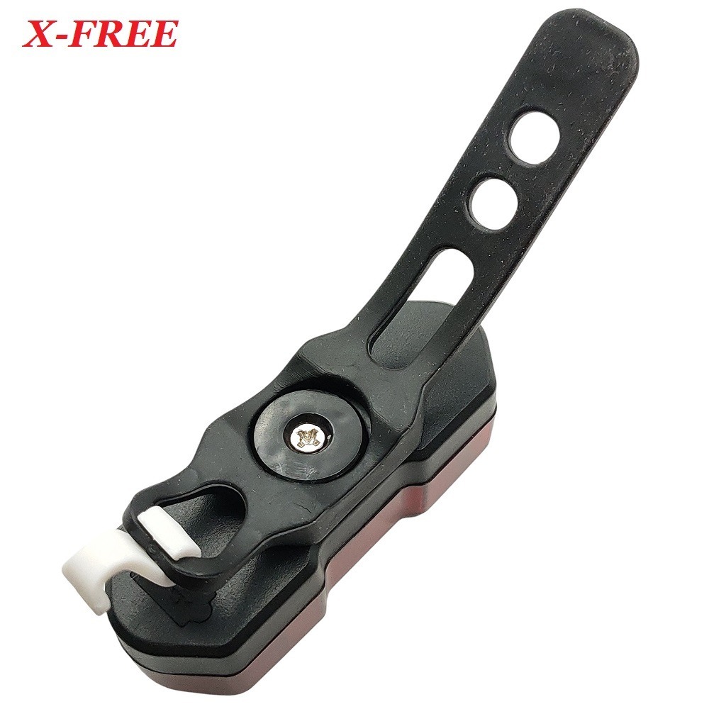 DG 火焰紅白光雙色警示燈 爆閃警示燈 火焰燈 USB充電自行車尾燈 單車後燈 騎行夜騎超長續航 定位燈LED車燈手電筒-細節圖8