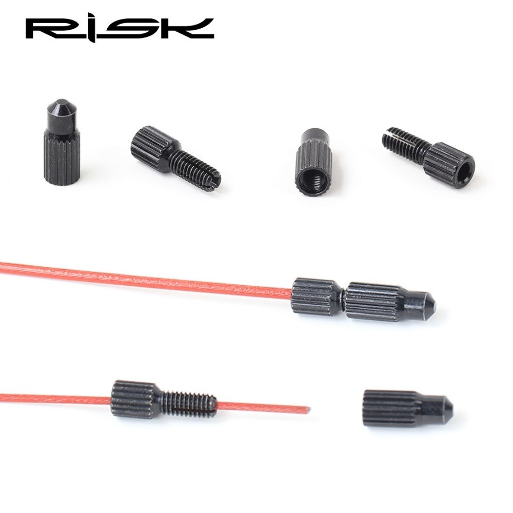 DG RISK免工具線尾套 自行車線尾帽 鋁合金鋁尾套 剎車線尾套 變速線線尾帽 線控前叉線芯套 鋁尾套 線尾帽 線芯帽-細節圖5