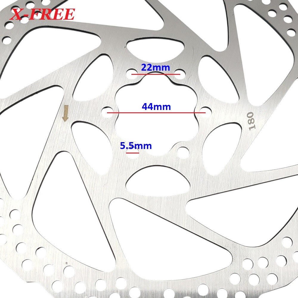 DG 140mm 160mm 180mm國際六孔散熱碟盤 白鐵碟煞盤 自行車散熱碟盤 剎車盤 碟煞盤 剎車碟片 煞車碟盤-細節圖5