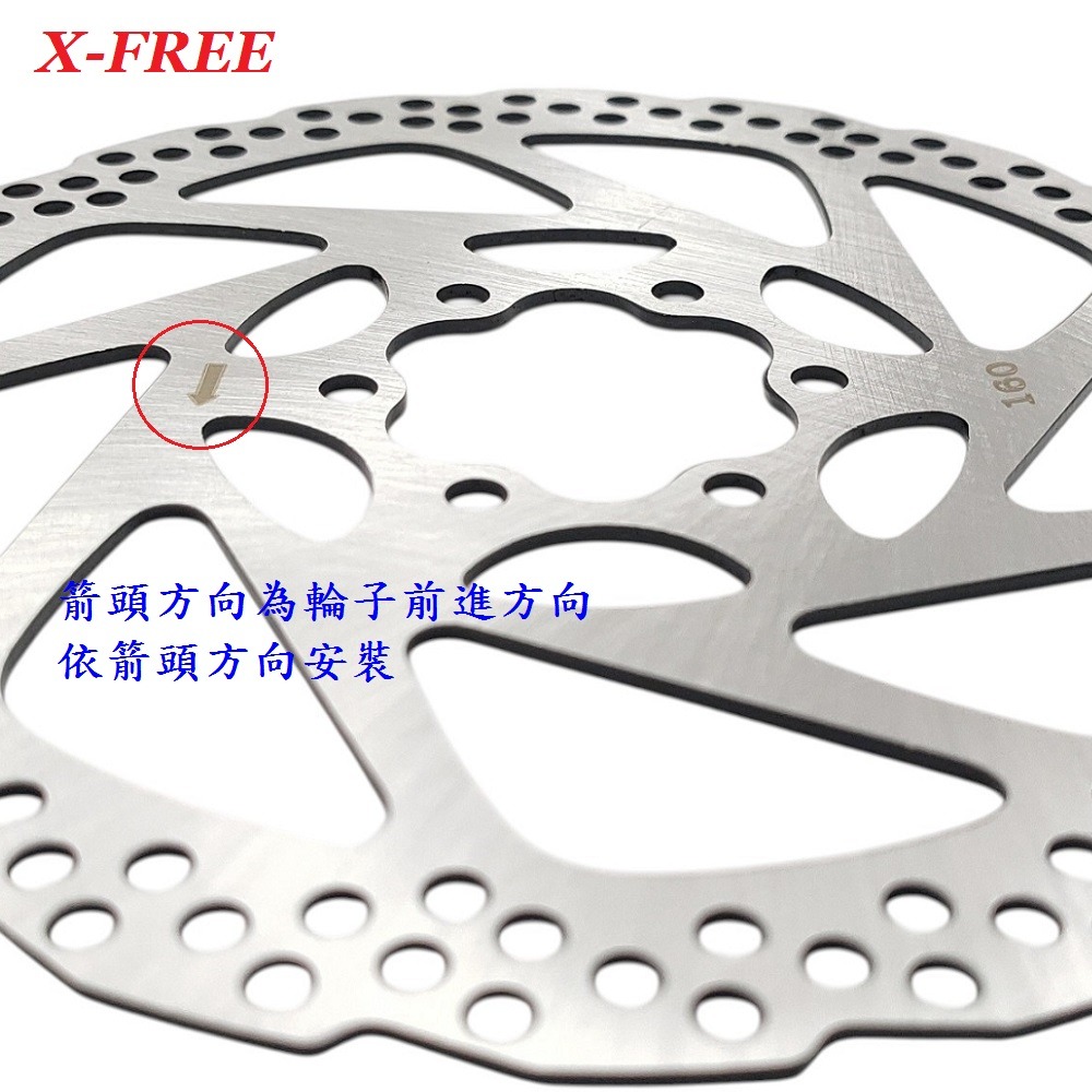 DG 140mm 160mm 180mm國際六孔散熱碟盤 白鐵碟煞盤 自行車散熱碟盤 剎車盤 碟煞盤 剎車碟片 煞車碟盤-細節圖7