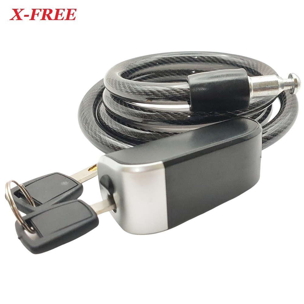 DG 自行車鋼纜鑰匙鎖 X-FREE腳踏車鎖 自行車大鎖 單車鎖 鋼纜車鎖 電動車防盜鎖 鋼絲鎖 自行車鎖 鋼纜鎖-細節圖7