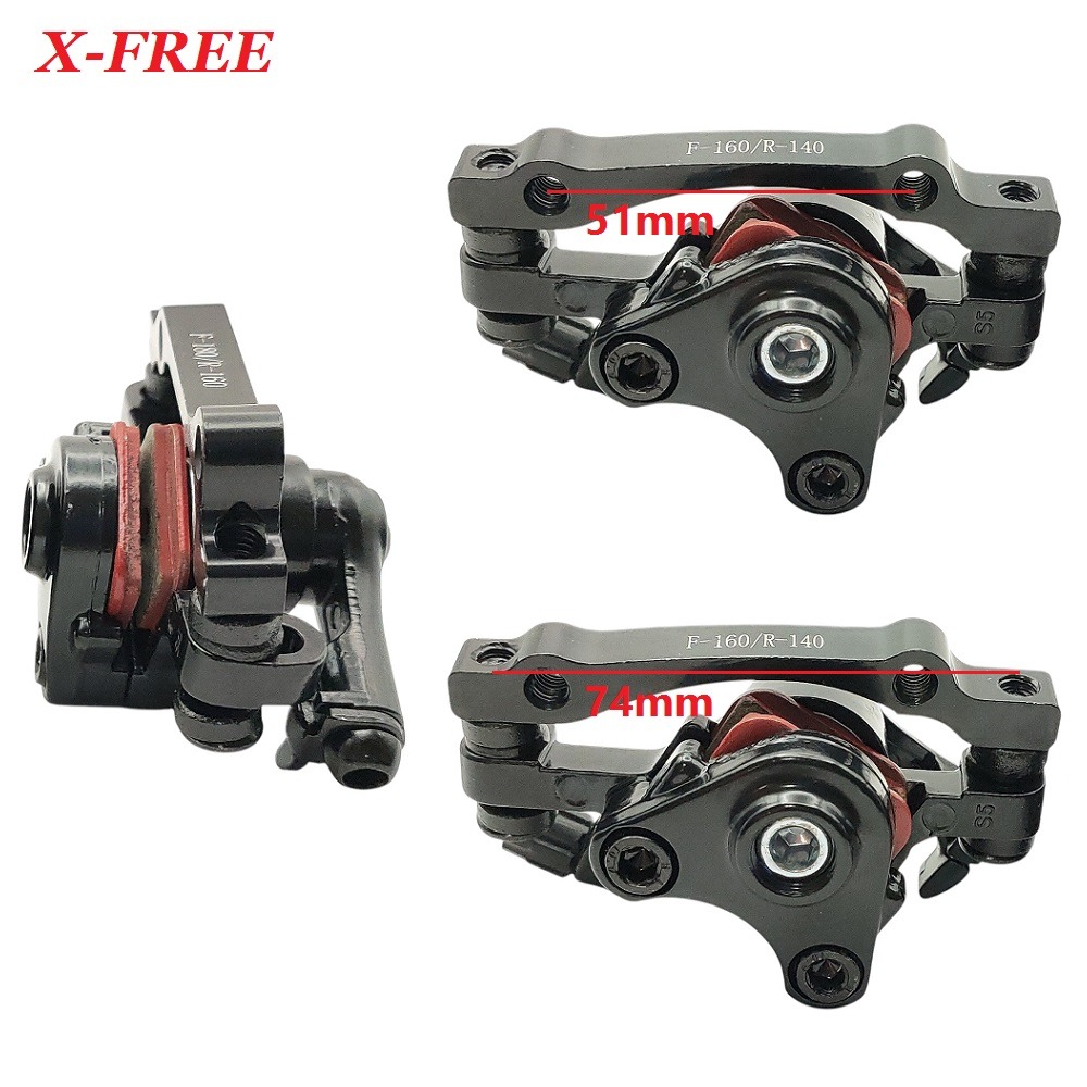 DG 自行車機械碟卡鉗 X-FREE機械式碟煞夾器 拉線碟剎車 機械碟煞卡鉗 機械碟煞煞車系統 腳踏車煞車碟盤 剎車碟片-細節圖7