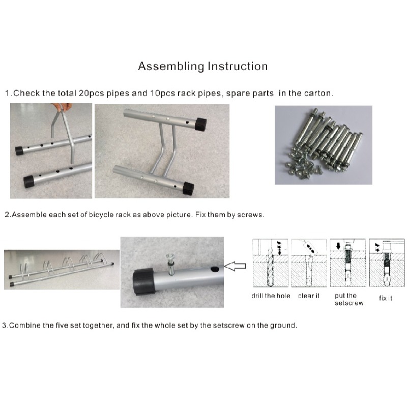 DG 無限組合停車架 自行車插入式停車架 大樓停車架 路邊停車架 前庭停車架 大樓置車架 腳踏車展示架 無限組合置車架-細節圖10