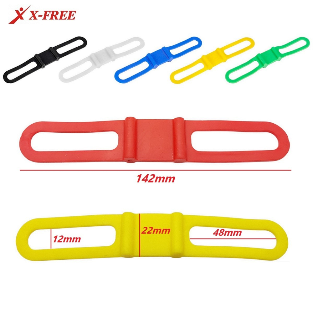 DG 矽膠束帶 矽膠綁帶 前燈束帶 後燈束帶 碼表束帶 車燈束帶 打氣筒束帶 維修工具束帶 前燈固定繩 手機固定座-細節圖3