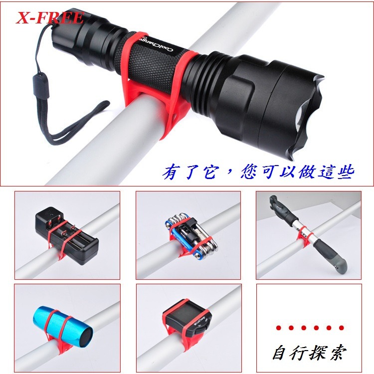 DG 矽膠束帶 矽膠綁帶 前燈束帶 後燈束帶 碼表束帶 車燈束帶 打氣筒束帶 維修工具束帶 前燈固定繩 手機固定座-細節圖8