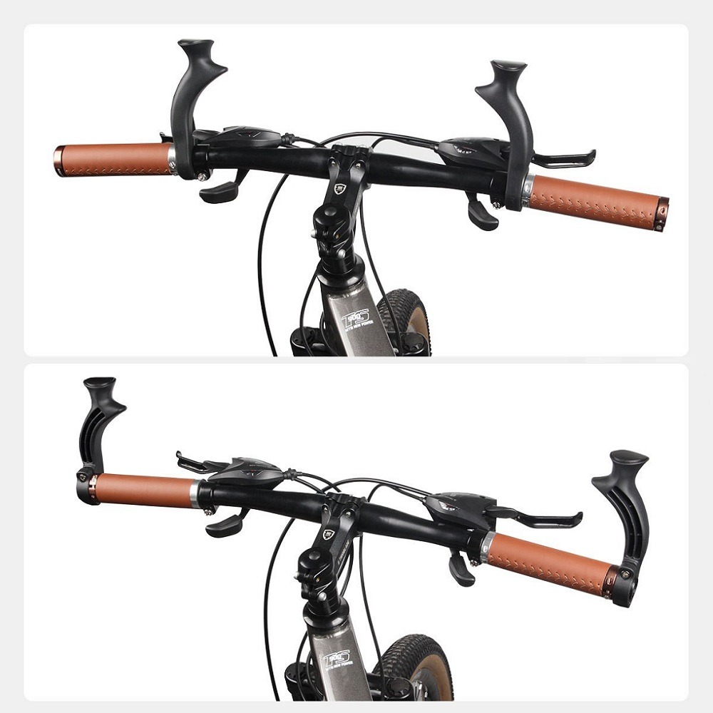 DG 人體工學尼龍副把牛角 自行車羊角把 腳踏車牛角把 副把輔助手把 自行車牛角把 自行車休息把手 自行車牛角-細節圖8